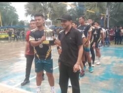 Final Turnamen Voli Piala Ketua MPKT Labusel Berlangsung Meriah