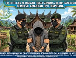 Tim Intelijen Kejati Sumbar dan Kejari Payakumbuh Amankan DPO Terpidana Eka Putra Dt. Labiah