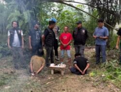 Operasi Sarang Narkoba di Bilah Hulu, Dua Pria Diamankan, Sabu dan Alat Isap Disita