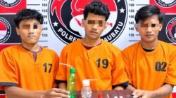 Satresnarkoba Polres Labuhanbatu Bersama BNNK Tangkap Tiga Pria dan Barang Bukti Sabu Diamankan di Padang Bulan