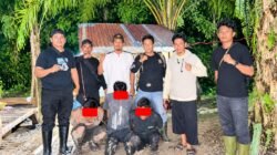 Polsek Kualuh Leidong Amankan Tiga Pria dan Sita Sabu 10,68 Gram di Pondok Kebun Sawit Sei Sentang